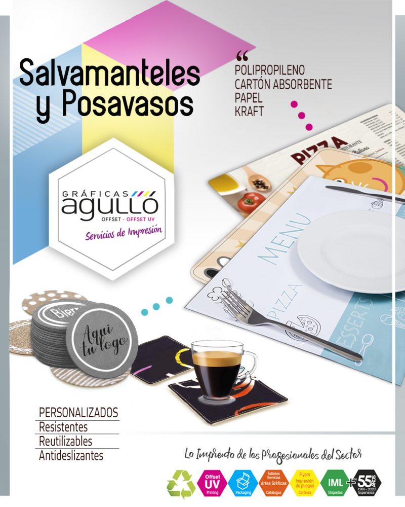 Salvamanteles y Posavasos