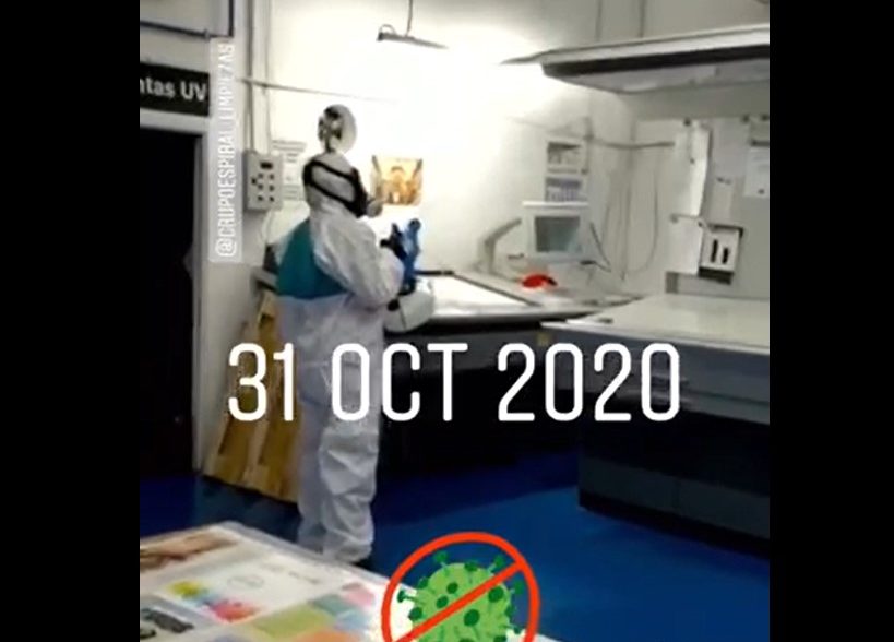 Desinfección contra COVID-19