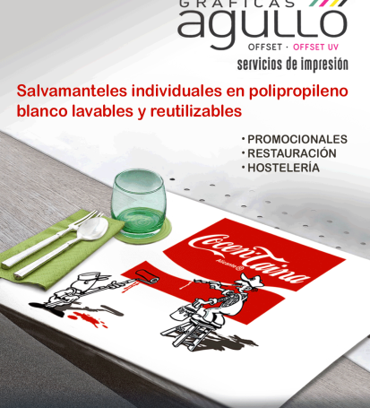 mantel INDIVIDUAL GRAFICAS AGULLO