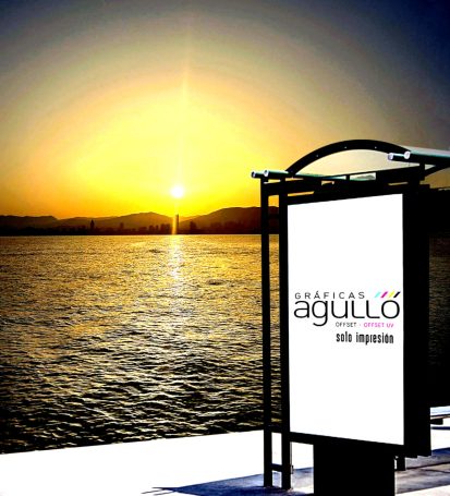 panel publicitario GRAFICAS AGULLO